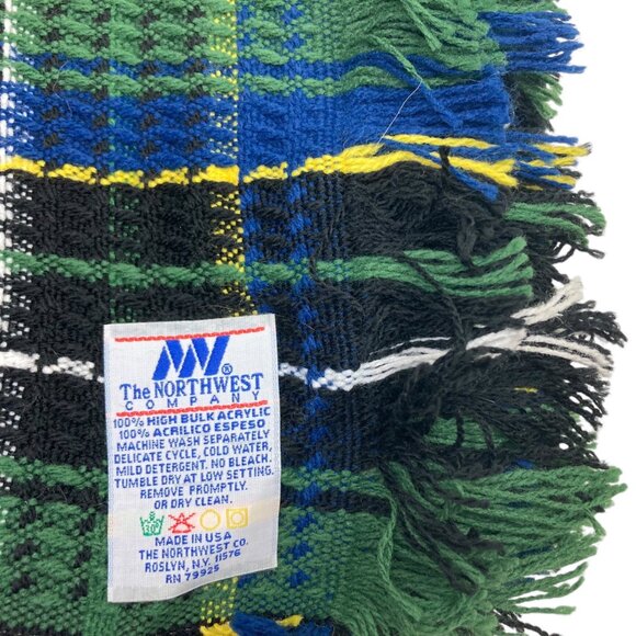 The Northwest Company Woven Throw Vintage Blanket 60"x48” Tartan Sterling Plaid - Picture 3 of 3